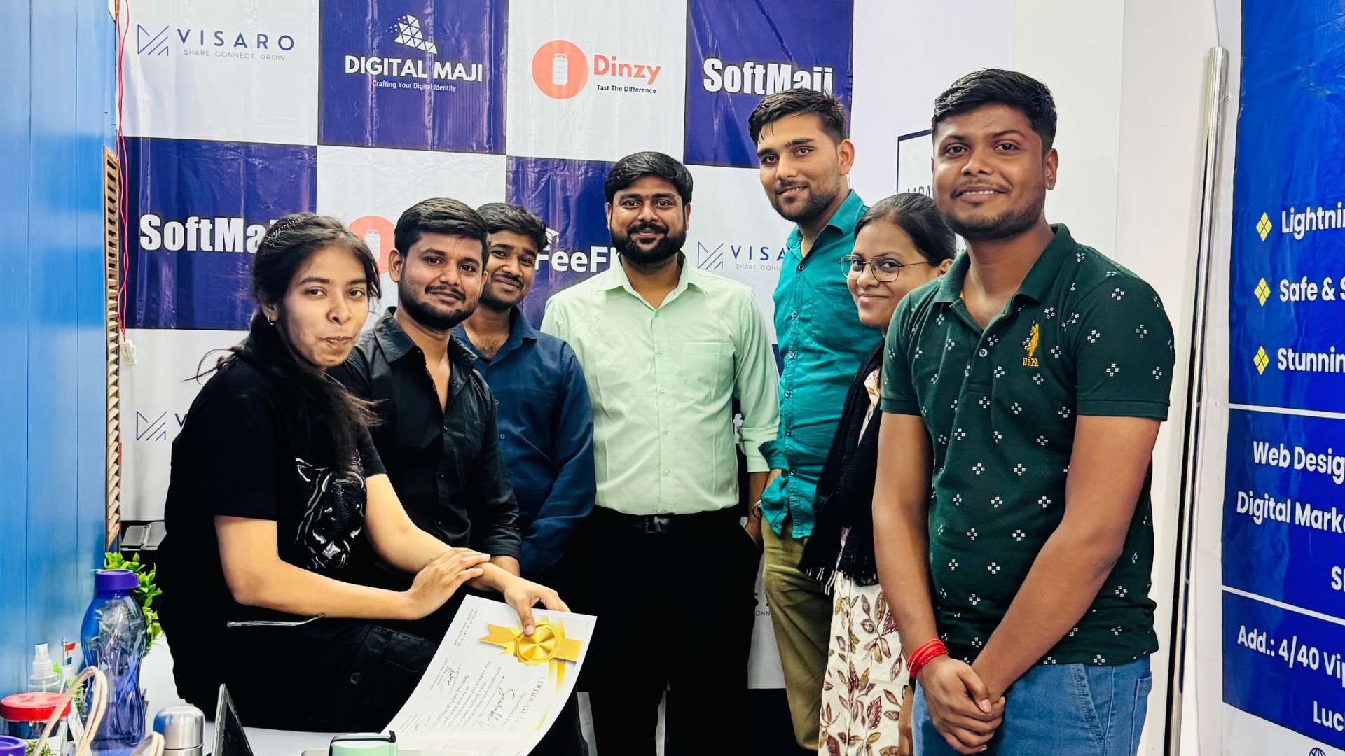 The expert web development team at SoftMaji InfoTech in Lucknow