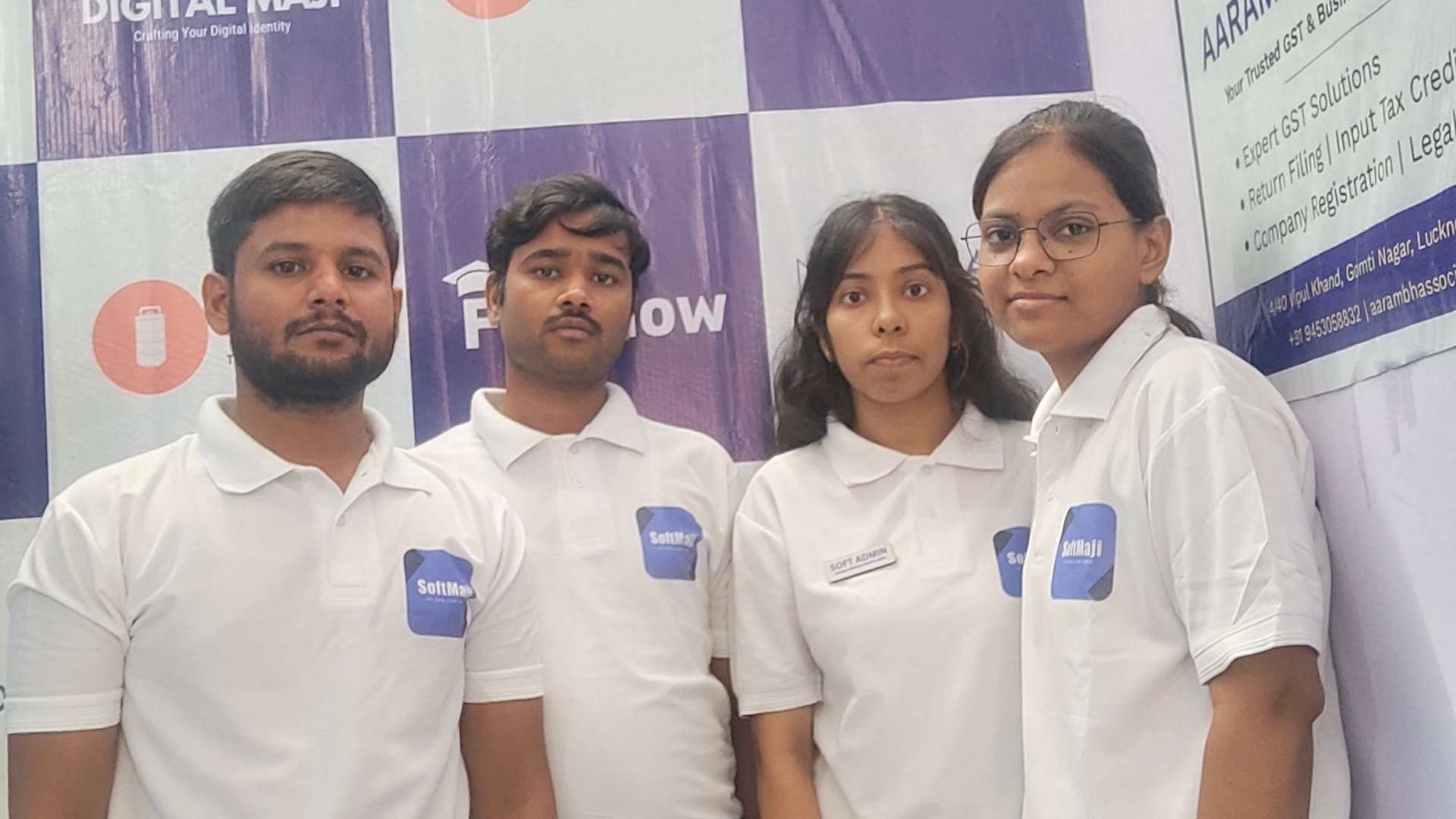 The SoftMaji team during an outdoor collaborative session